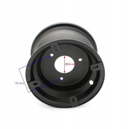 Quad ATV rim 7 inch 3x78mm beadlock screws