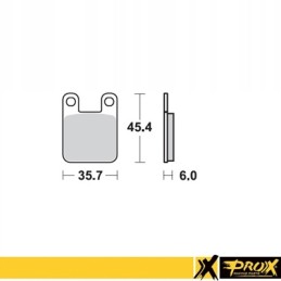 Prox brake pads ktm sx 60 65 98 01 front