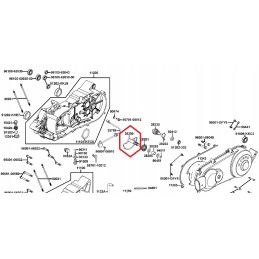 Half-moon shaft sprocket axle Kymco MXU 150