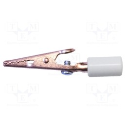 1 pcs x MUELLER ELECTRIC - BU-60CHS-9 - Crocodile clip, 10A, Grip capac: max.7.9mm, Overall len: 58mm