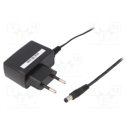 1 pcs x CELLEVIA POWER - CLW-0612-W2E-EA - Power supply: switched-mode, plug, 12VDC, 0.5A, 6W, Plug: EU, 73.4%