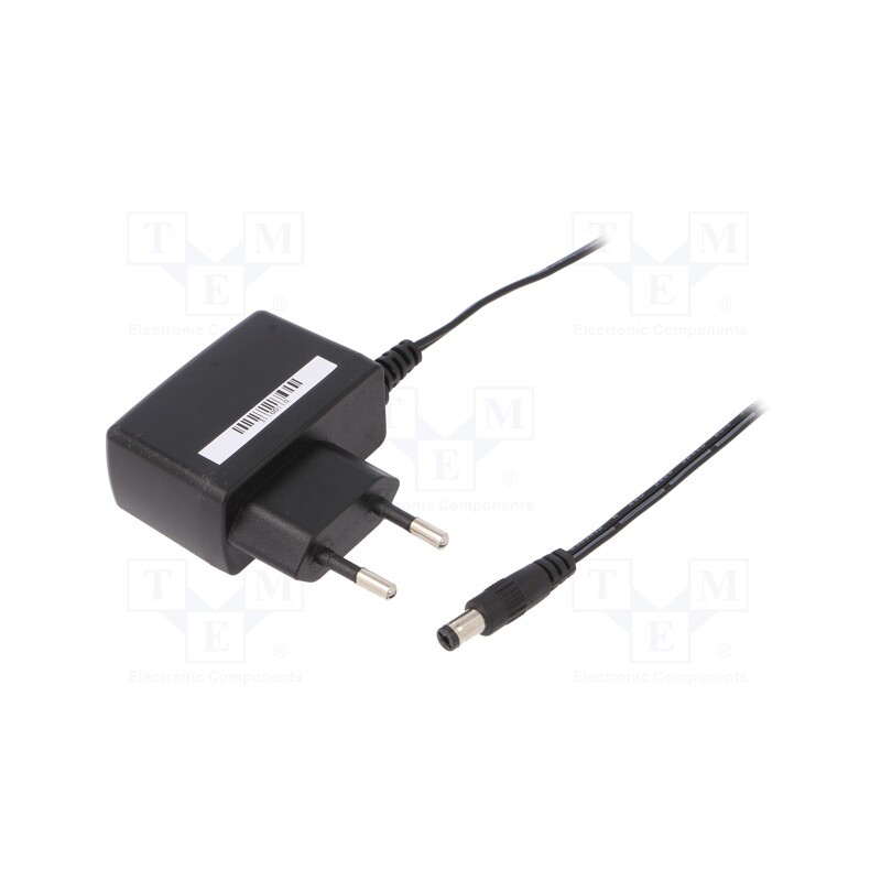 1 pcs x CELLEVIA POWER - CLW-0612-W2E-EA - Power supply: switched-mode, plug, 12VDC, 0.5A, 6W, Plug: EU, 73.4%