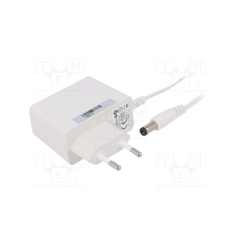 1 pcs x POS - POSC06100A-WH - Power supply: switched-mode, plug, 6VDC, 1A, 6W, Plug: EU, 74.88%