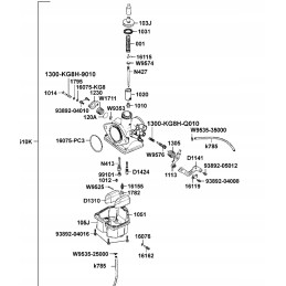 Kymco MXU MXER 150 carburetor