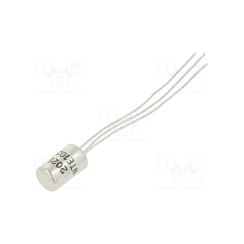 1 pcs x NTE Electronics - NTE103A - Transistor: NPN, bipolar, germanium, 32V, 1A, 650mW, TO1