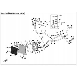 Temperature sensor in the radiator cf moto 800 x8 7020 150600