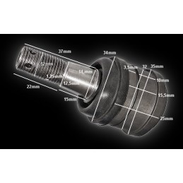 Bashan ATV Quad swing arm pin front bottom end