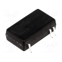 1 pcs x AIMTEC - AM2LW-2412D-NZ - Converter: DC/DC, 1.5W, Uin: 9÷36V, Uout: 12VDC, Uout2: -12VDC, SMD