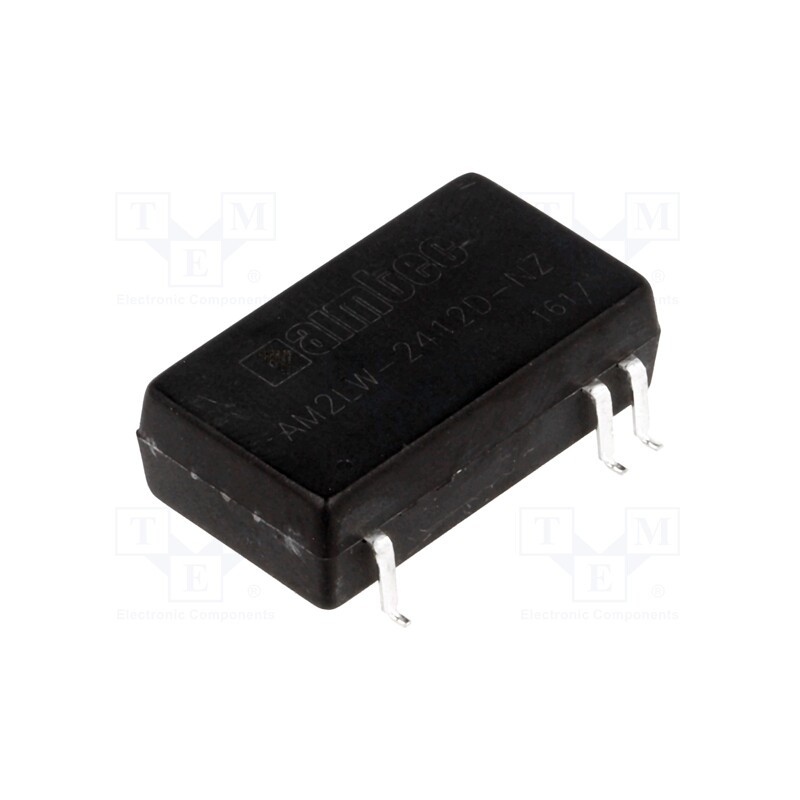 1 pcs x AIMTEC - AM2LW-2412D-NZ - Converter: DC/DC, 1.5W, Uin: 9÷36V, Uout: 12VDC, Uout2: -12VDC, SMD
