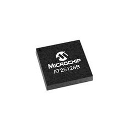 1 pcs : AT25128B-MAHL-E - EEPROM 1.8-5.5V, 20MHz, Ind Tmp, 8-UDFN
