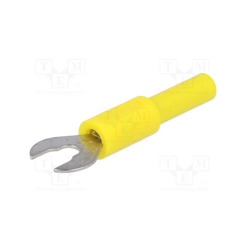 1 pcs x ELECTRO-PJP - ADA3034-J - Fork terminals, banana 4mm socket,fork terminal, 60VDC, 36A