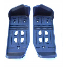 Mini quad floor footrest, set, left and right