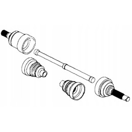 Polos front right drive Kymco MXU 550 700