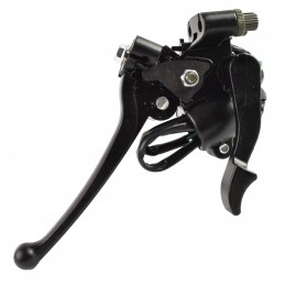 Gas handle with brake lever for 2 cables atv 200