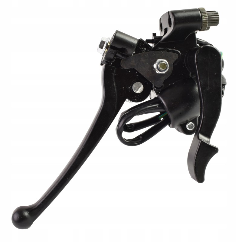 Gas handle with brake lever for 2 cables atv 200