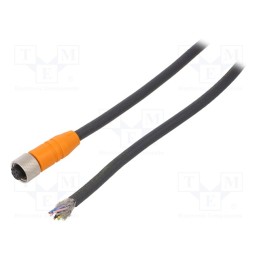 1 pcs x OMRON - Y92E-M12PURSH8S25M-L - Connection lead, M12, PIN: 8, straight, 25m, plug, 4A, -25÷80°C, PUR