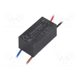 1 pcs x RECOM - RAC20-05SK/W - Converter: AC/DC, 20W, 85÷264VAC, Usup: 120÷370VDC, Uout: 5VDC, 84%