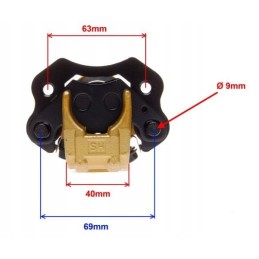 Brake caliper left front quad atv bashan