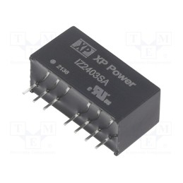 1 pcs x XP POWER - IZ2403SA - Converter: DC/DC, 3W, Uin: 18÷36V, Uout: 3.3VDC, Iout: 700mA, SIP