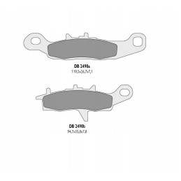 Sintered brake pads front left Kawasaki KVF 650 700 2002 2006 kh342