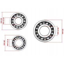 Atv engine bearings 110 cc set horizontal engine with marking 139fmb 147f