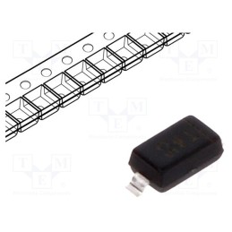 25 pcs x DIODES INCORPORATED - 1N4148W-7-F - Diode: switching, SMD, 100V, 4ns, SOD123, Ufmax: 1.25V, 2A, 400mW