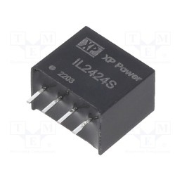 1 pcs x XP POWER - IL2424S - Converter: DC/DC, 2W, Uin: 24V, Uout: 24VDC, Iout: 84mA, SIP, 70kHz