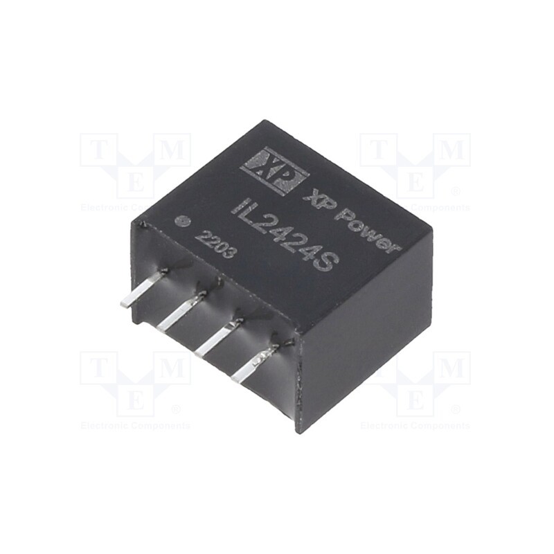 1 pcs x XP POWER - IL2424S - Converter: DC/DC, 2W, Uin: 24V, Uout: 24VDC, Iout: 84mA, SIP, 70kHz