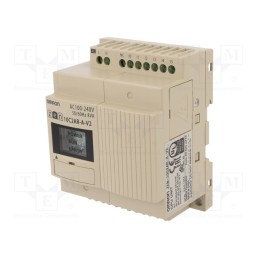 1 pcs x OMRON - ZEN-10C2AR-A-V2 - Programmable relay, IN: 6, OUT: 4, OUT 1: relay, ZEN-10C, IP20