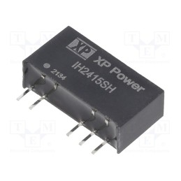 1 pcs x XP POWER - IH2415SH - Converter: DC/DC, 2W, Uin: 24V, Uout: 15VDC, Uout2: -15VDC, Iout: 66mA