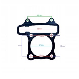 Head gasket for atv quad 150cc fuxin diablo