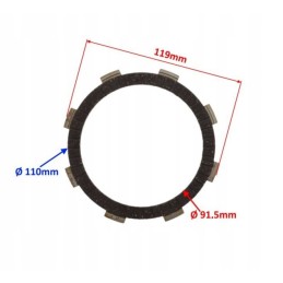 Atv barossa 250 jialing clutch discs disc