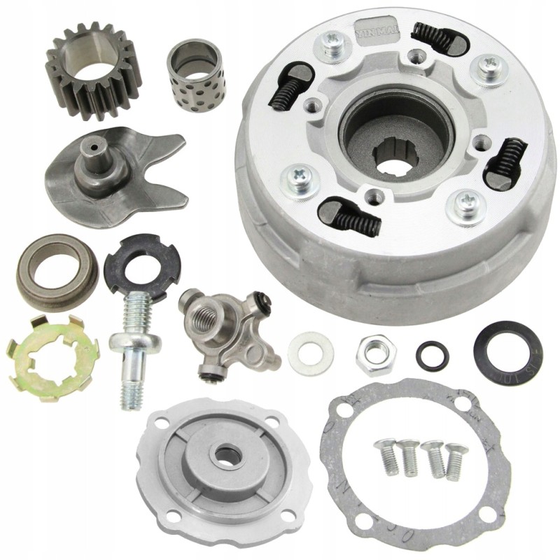 Clutch half automatic discs basket atv quad bombardier fourcraft kxd 110 125