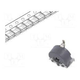 2 pcs x PIHER - PS6KV50-503A3030-I- - Potentiometer: mounting, single turn,horizontal, 50kΩ, 100mW, SMD