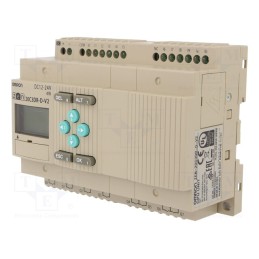 1 pcs x OMRON - ZEN-20C3DR-D-V2 - Programmable relay, IN: 12, OUT: 8, OUT 1: relay, ZEN-20C, IP20