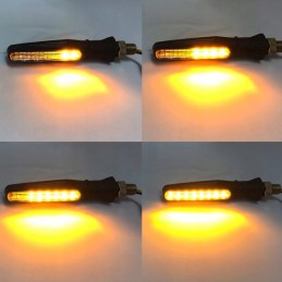 Floating LED turn signal 2 pcs Bashan ATV