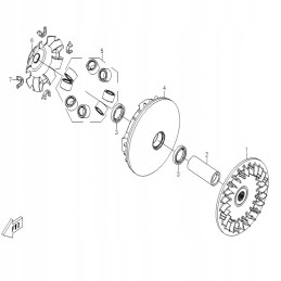 Variator slides cfmoto 500 x5 0180 051003 0003 cf188 051003 0003 4 pcs