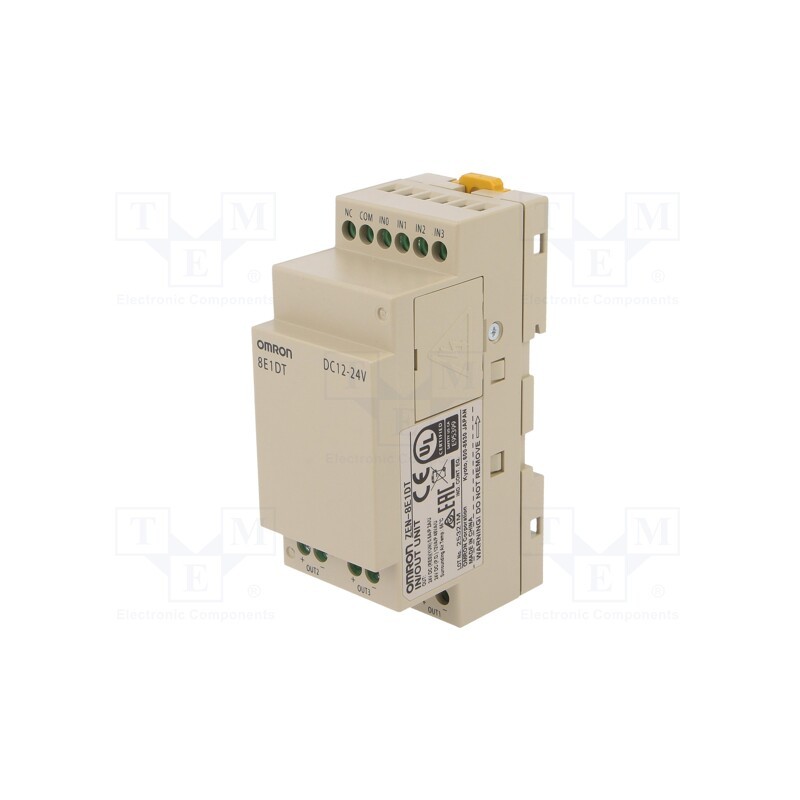 1 pcs x OMRON - ZEN-8E1DT - Module: extension, IN: 4, OUT: 4, OUT 1: transistor, ZEN-V2, 12÷24VDC