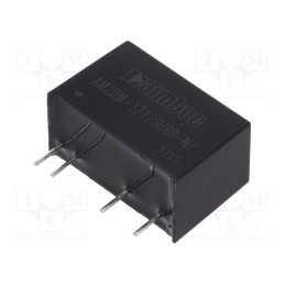 1 pcs x AIMTEC - AM2DM-1212SH60-NZ - Converter: DC/DC, 2W, Uin: 10.8÷13.2V, Uout: 12VDC, Iout: 167mA, SIP7