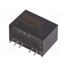 1 pcs x AIMTEC - AM3A-2412SZ - Converter: DC/DC, 3W, Uin: 9÷36V, Uout: 12VDC, Iout: 250mA, SIP6