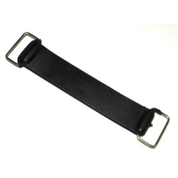 Battery mounting strap for quad cross