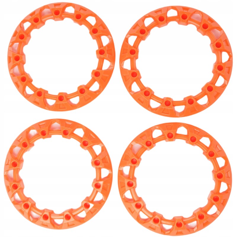 Set of 4 plastic rim covers and 7 hubcaps