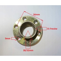 Sprocket disc hub 31 cutters 6 holes ATV 150