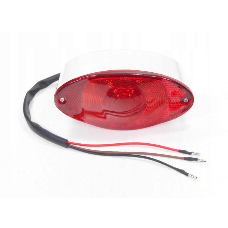 Oval rear lamp ATV 200 Bashan Nevada chrome ml