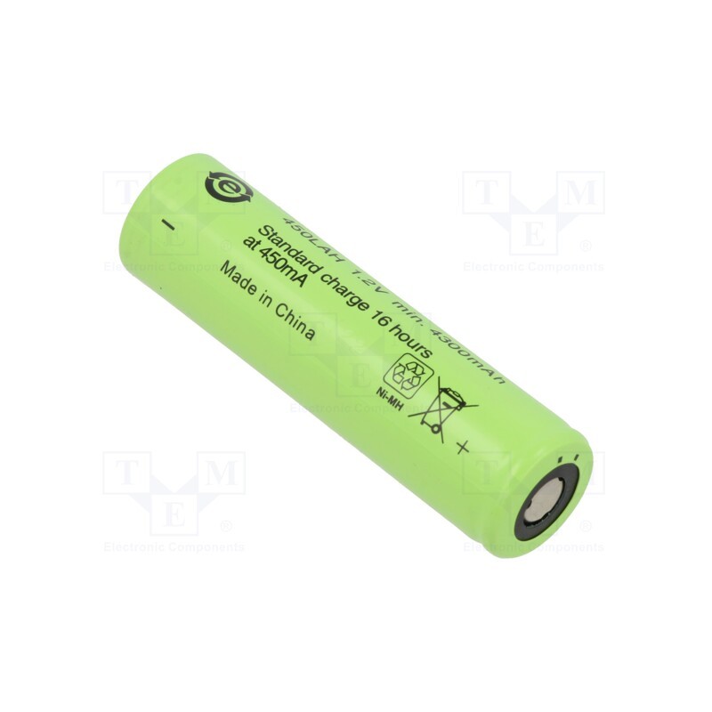 1 pcs x GP - 450LAH - Re-battery: Ni-MH, 4/3A,4/3R23, 1.2V, 4500mAh, soldering lugs