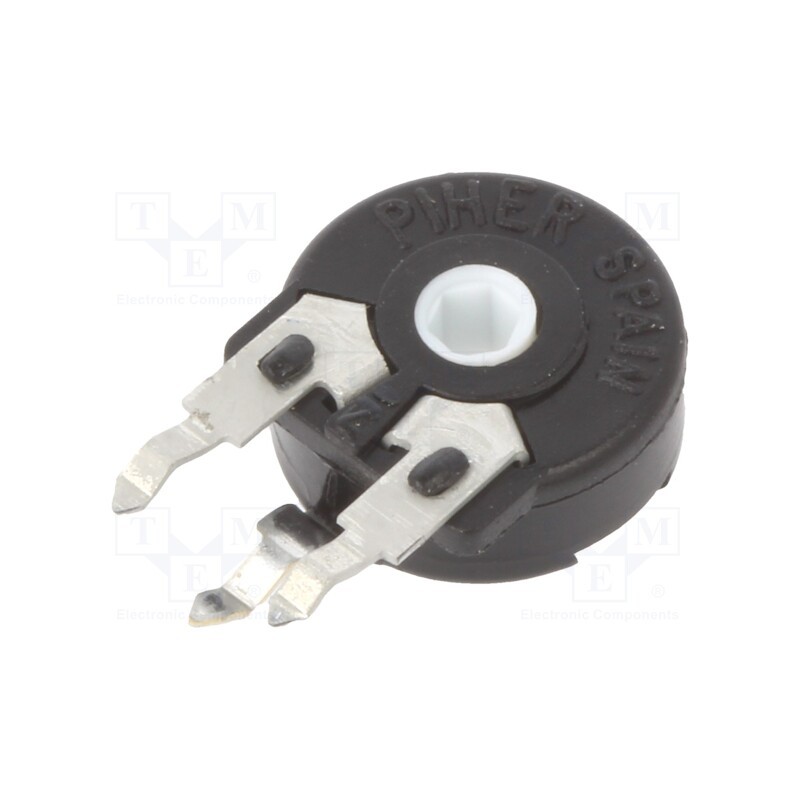 2 pcs x PIHER - PT10MH02-204A2020-S - Potentiometer: mounting, vertical, 200kΩ, 150mW, ±20%, linear