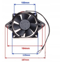 Radiator fan atv 200 250 quad bashan
