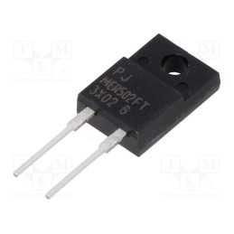 1 pcs x PanJit Semiconductor - MER502FT_T0_00601 - Diode: rectifying, THT, 200V, 5A, , Ifsm: 100A, ITO220AC, Ir: 60uA