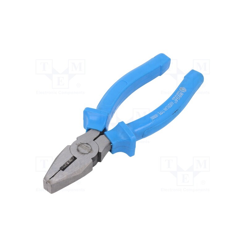 1 pcs x MEGA - 28660 - Pliers, for gripping and cutting,universal, PVC coated handles