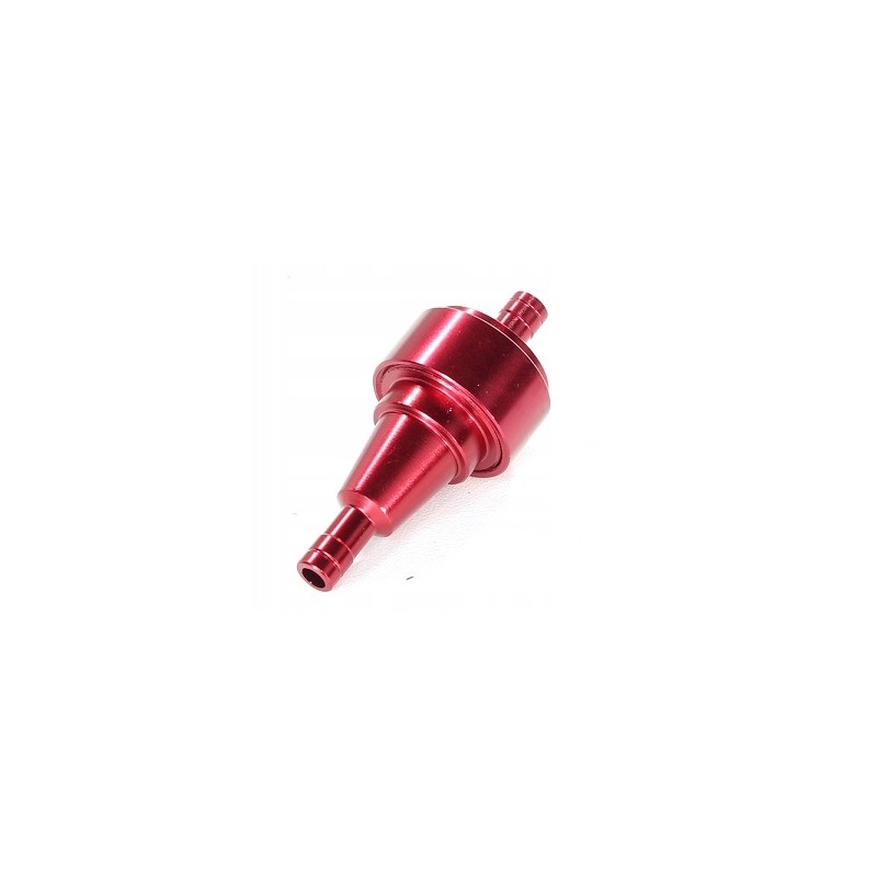 Pocket tuning fuel filter, red, 6mm